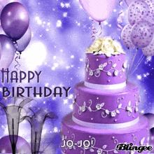Happy Birthday To You Cake GIF - Happy Birthday To You Cake Balloons GIFs