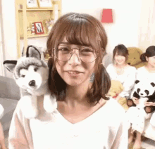 北野日奈子　乃木坂46のメンバー GIF - Hinkao Kitano Nogizaka Glasses GIFs