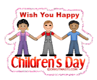 Happy Children'S Day Wish You A Very Happy Sticker - Happy Children'S Day Wish You A Very Happy Greetings Stickers