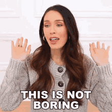 This Is Not Boring Shea Whitney GIF - This Is Not Boring Shea Whitney Its Entertaining GIFs