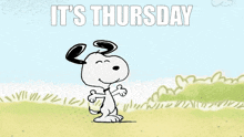 Thursday Snoopy GIF - Thursday Snoopy Its Thursday GIFs
