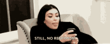 Kim Kardashian The Kardashians GIF - Kim Kardashian The Kardashians Ignoring GIFs