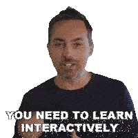 You Need To Learn Interactively Derek Muller Sticker - You Need To Learn Interactively Derek Muller Veritasium Stickers
