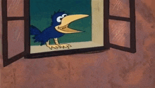 Staflík A špagetka Crow GIF - Staflík A špagetka Crow Window GIFs