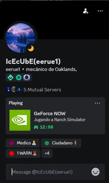 icecube ( eerue1 ) is playing geforce now in a ranch simulator