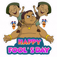 happy fool%27s day kalia dholu bholu chhota bheem