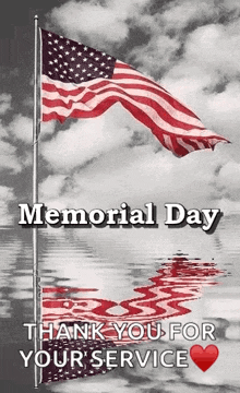 Memorial Day American Flag GIF