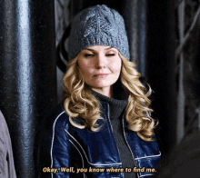 Once Upon A Time Emma Swan GIF - Once Upon A Time Emma Swan Okay Well You Know Where To Find Me GIFs