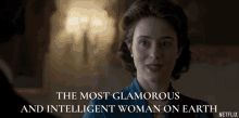 The Crown The Most Glamorous And Interlligent Woman On Earth GIF - The Crown The Most Glamorous And Interlligent Woman On Earth Raised Eyebrows GIFs
