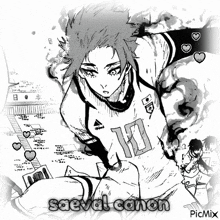 a black and white drawing of a person wearing a number 10 jersey