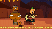 Total Drama Island Duncan GIF - Total Drama Island Duncan What Are You On A Diet Or Something GIFs