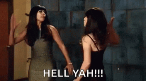 High Five Hell Yeah GIF - High Five Hell Yeah Friends GIFs