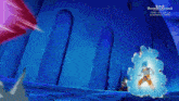 a super dragon ball heroes advertisement shows a cartoon character