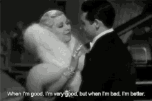 Mae West When Im Bad Im Better GIF - Mae West When Im Bad Im Better Flirt GIFs