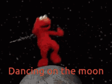 Moon Elmo GIF