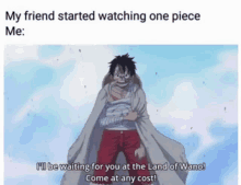 One Piece I Will Be Waiting GIF - One Piece I Will Be Waiting GIFs