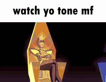 Watch Yo Tone Mf Steven Universe GIF - Watch Yo Tone Mf Steven Universe Yellow Diamond GIFs