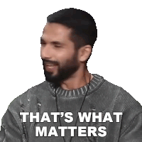 That'S What Matters Shahid Kapoor Sticker