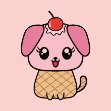 Happy Dog Ice Cream Dog GIF - Happy Dog Ice Cream Dog Cute Dog GIFs