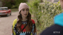 Seriously Emily Cooper GIF - Seriously Emily Cooper Lily Collins GIFs