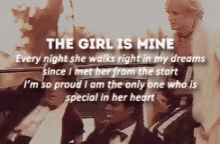 The Girl Is Mine Mine GIF - The Girl Is Mine Mine Flowers For You GIFs