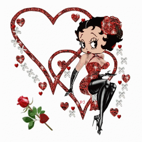Betty Boop Animated GIF - Betty Boop Animated Glitters - Discover & Share  GIFs