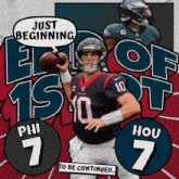 a poster of a football player with the number 10 on his jersey