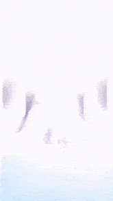 a cartoon of a man with a huge smile on his face is flying in the air .