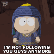 Im Not Following You Guys Anymore Craig Tucker GIF - Im Not Following You Guys Anymore Craig Tucker South Park GIFs