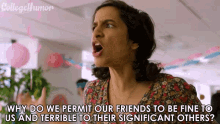 Why Do We Permit Our Friends To Be Fine To Us And Terrible To Their Significant Other GIF - Why Do We Permit Our Friends To Be Fine To Us And Terrible To Their Significant Other Rekha Shankar GIFs