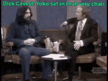George Harrison Dick Cavett GIF - George Harrison Dick Cavett Yoko Sat In That Chair GIFs