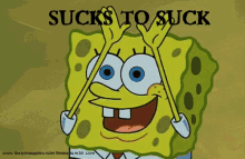 Spongebob Sucks To Suck GIF - Spongebob Sucks To Suck Rainbow GIFs