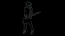 Rockout Guitar GIF - Rockout Guitar Neon GIFs