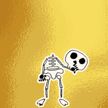 Skilled Skeleton Veefriends GIF