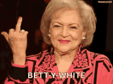 Screw You Middle Finger GIF - Screw You Middle Finger Betty White GIFs