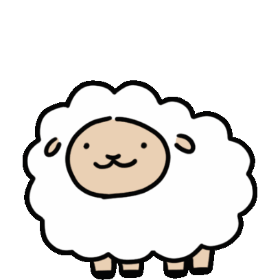 White Sheep Sticker - White Sheep Neh Neh Neh Stickers