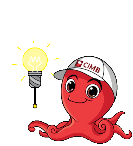 Octo Earth Hour Sticker - Octo Earth Hour Cimb Stickers