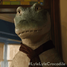 Curious Lyle GIF - Curious Lyle Lyle Lyle Crocodile GIFs