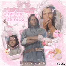 a picture of a man with the name charles denico