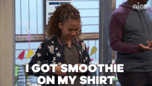 Really Seriously GIF - Really Seriously I Got Smoothie On My Shirt GIFs