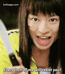 Every Inch Of Me Will Resist You!.Gif GIF - Every Inch Of Me Will Resist You! Battle Royale Q GIFs
