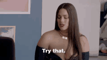 Good Luck GIF - Try That Try It Sassy GIFs