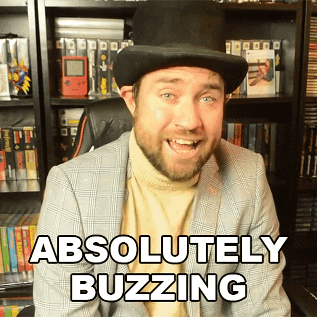 Absolutely Buzzing Richard Parliament GIF - Absolutely Buzzing Richard Parliament Top Hat Gaming Man GIFs