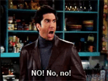 Ross Says No! GIF - No Friends Ross GIFs