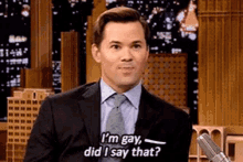 Andrew Rannells Gay GIF - Andrew Rannells Gay Im Gay GIFs