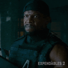 irritated hale caesar terry crews the expendables 2 infuriated