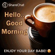 Hello Good Morning Coffee GIF
