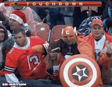Cheering Browns Fans GIF - Costume Captain Cleveland Cheer GIFs