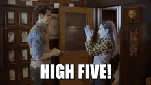 High Five Monster High GIF - High Five Monster High Frankie Stein GIFs