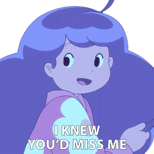 I Knew Youd Miss Me Bee Sticker - I Knew Youd Miss Me Bee Bee And Puppycat Stickers